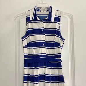 Milly for Design Nation Striped Cotton Dress - 8